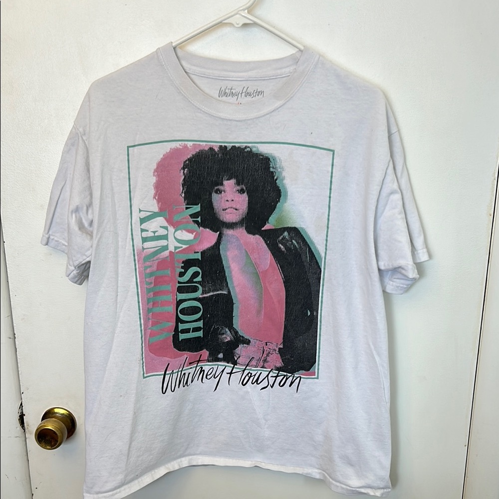 Whitney Houston Graphic T-Shirt Adult Large